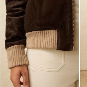 Faherty Superior Corduroy bomber jacket. NWT